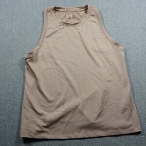 Calia Ribbed Workout Tank Champagne Pink Racerback XL